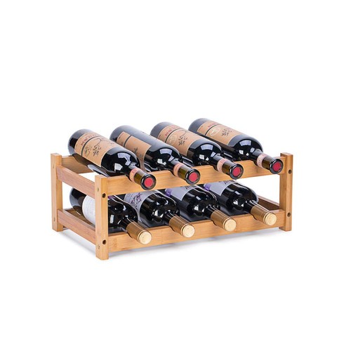 Bamboo wine rack 2 tier - bamboo, 2-tier