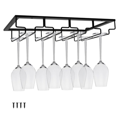 Row wine glass - glass, rack