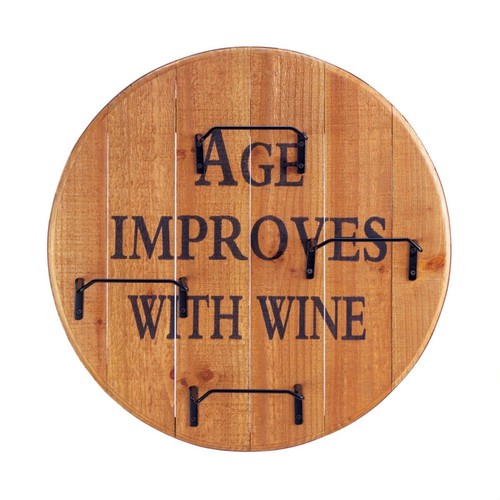 Iron wood aged round - iron, wine